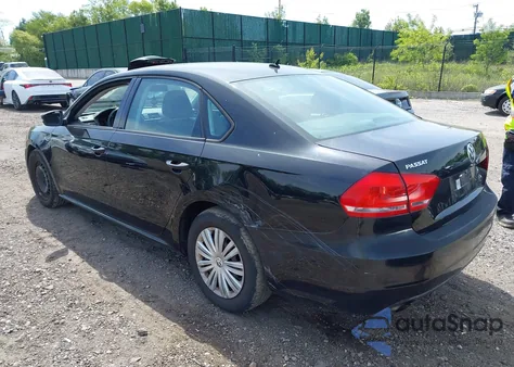 2014 Volkswagen Passat 2.5L S from USA, damaged, VIN 1VWAP7A3XEC008370